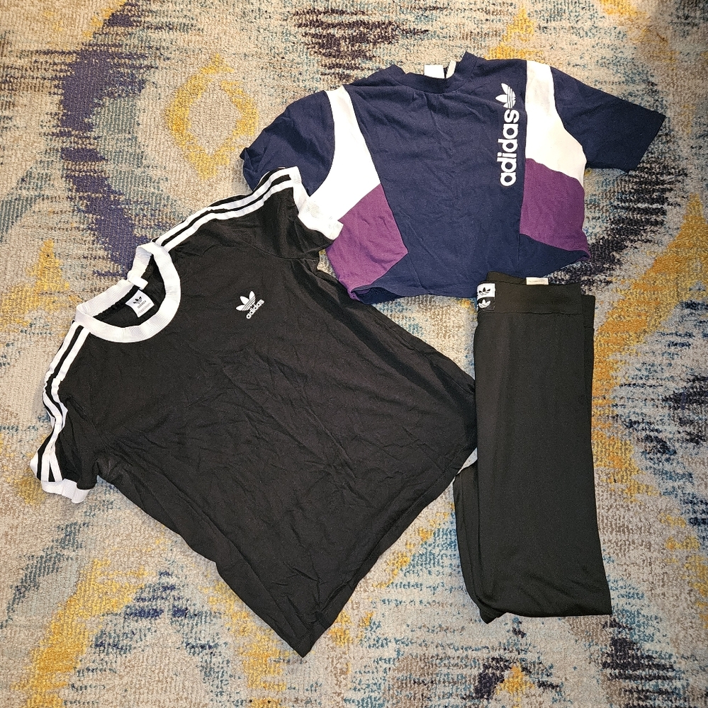 Womens Adidas top & legging set